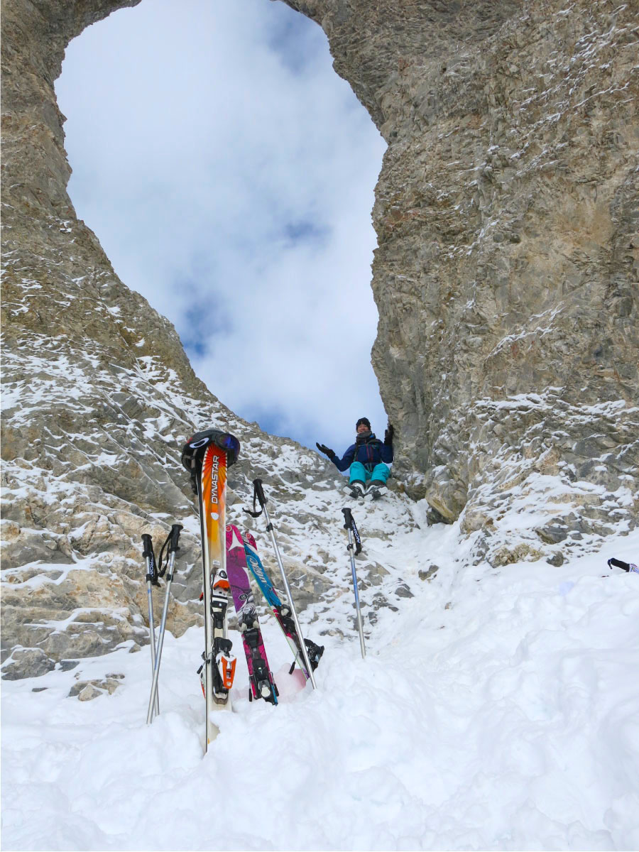 The Needle, skiing in Tignes | Outdoor Adventure Motivational Speaking | Hetty Key | Mud, Chalk & Gears