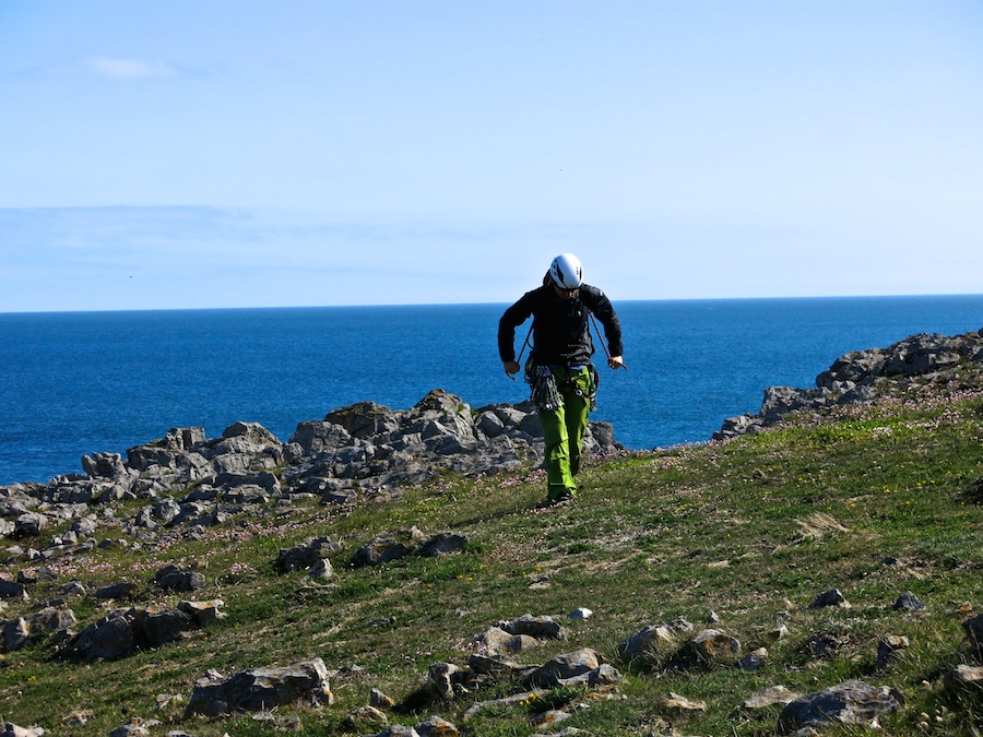 Sea cliff climbing at Pembroke | Outdoor Adventure Motivational Speaking | Hetty Key | Mud, Chalk & Gears