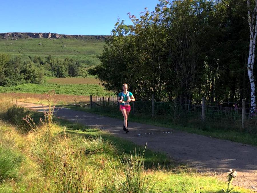 Coming down off Stanage