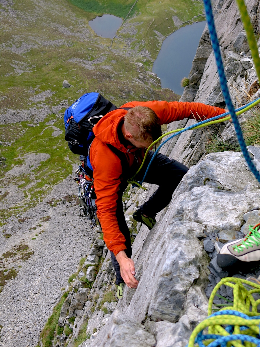 Pete climbing on his birthday!