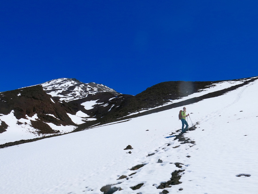 Might not have gone skiing - but we still saw some snow!