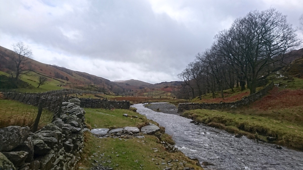 The river crossing - it's looking a little deep!