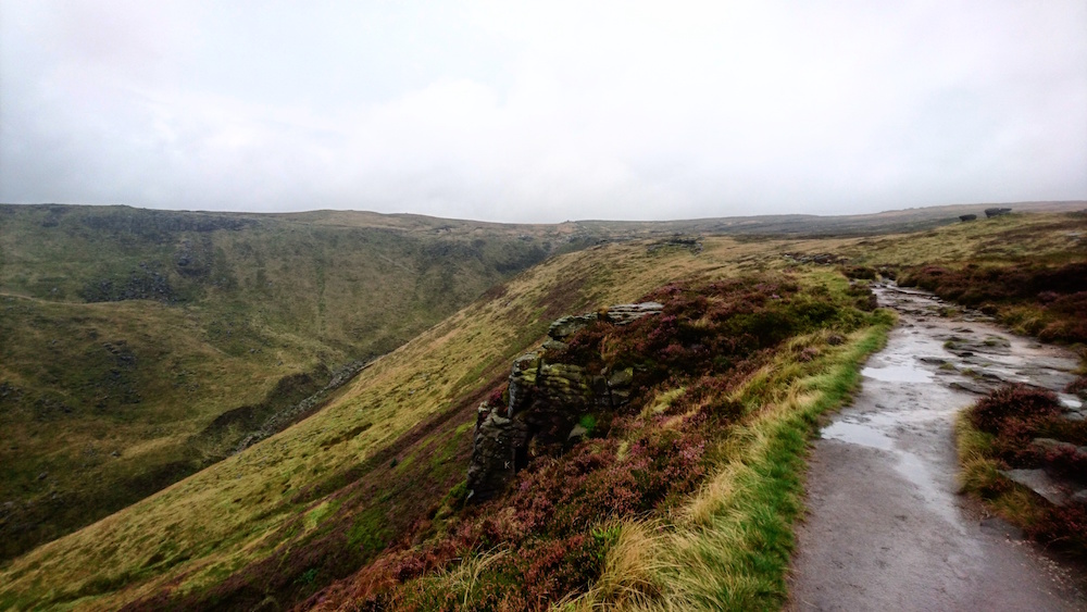 Looking over towards Grindslow Knoll