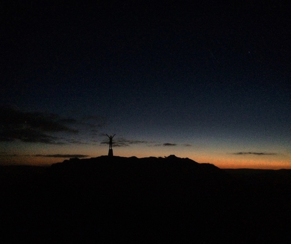 Sunset run around Win Hill & Ladybower