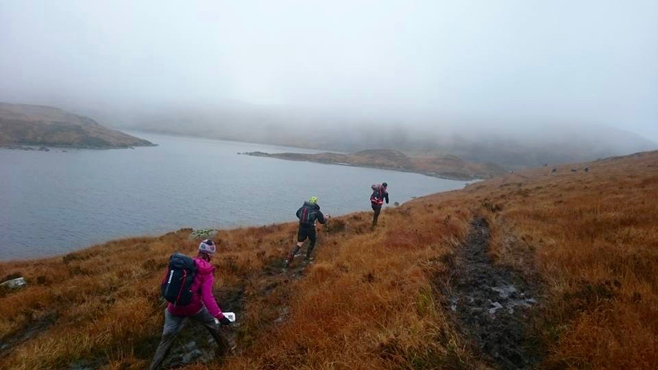 Typical terrain for the weekend bog and tufty grass! Photo credit: David Perry