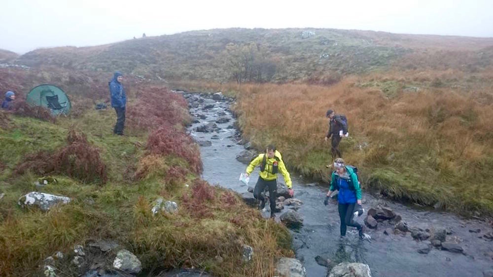 One of the many river crossings on Day 1. Photo credit: David Perry