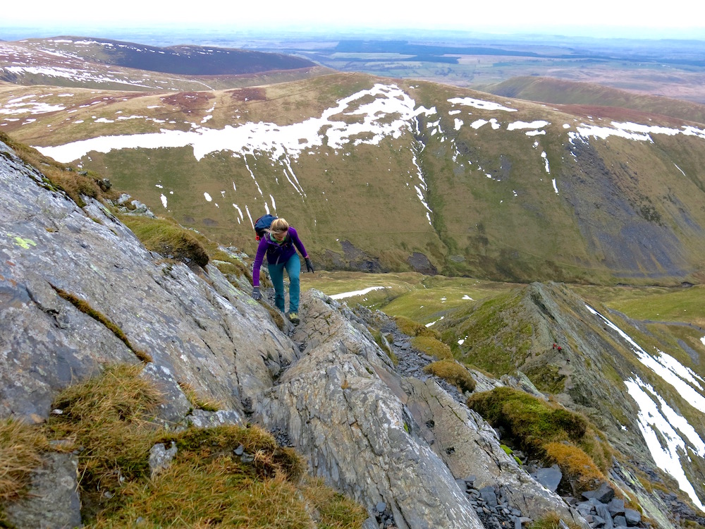 Scrambling up Sharp Edge