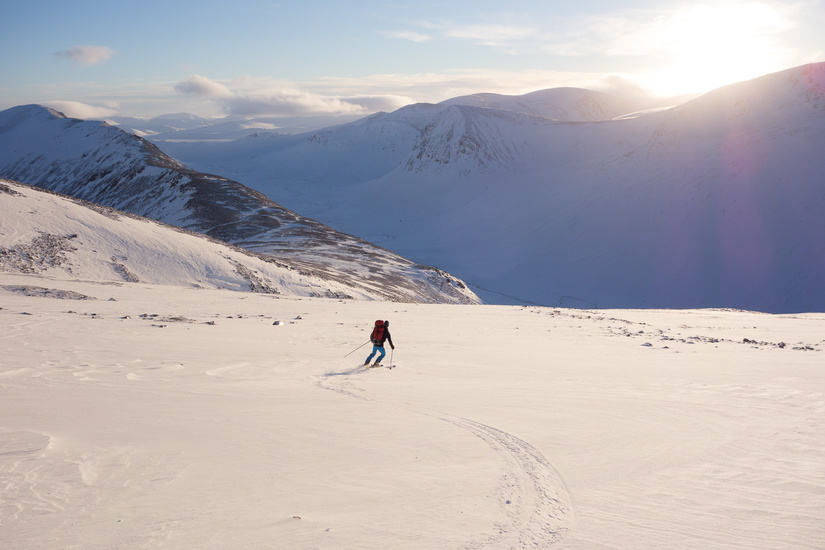 Ski touring in Aviemore