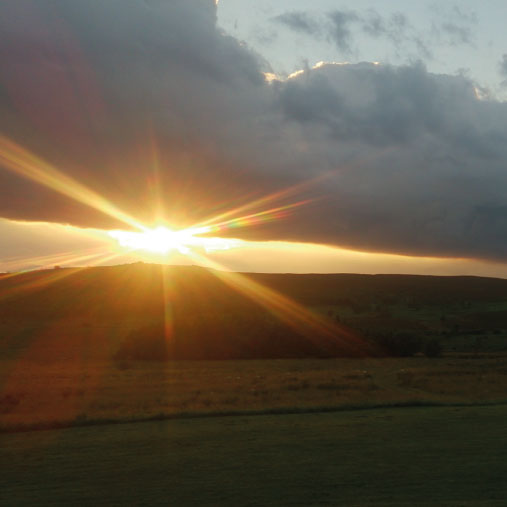 Sunset over Burbage, Peak District | Outdoor Adventure Motivational Speaking | Hetty Key | Mud, Chalk & Gears