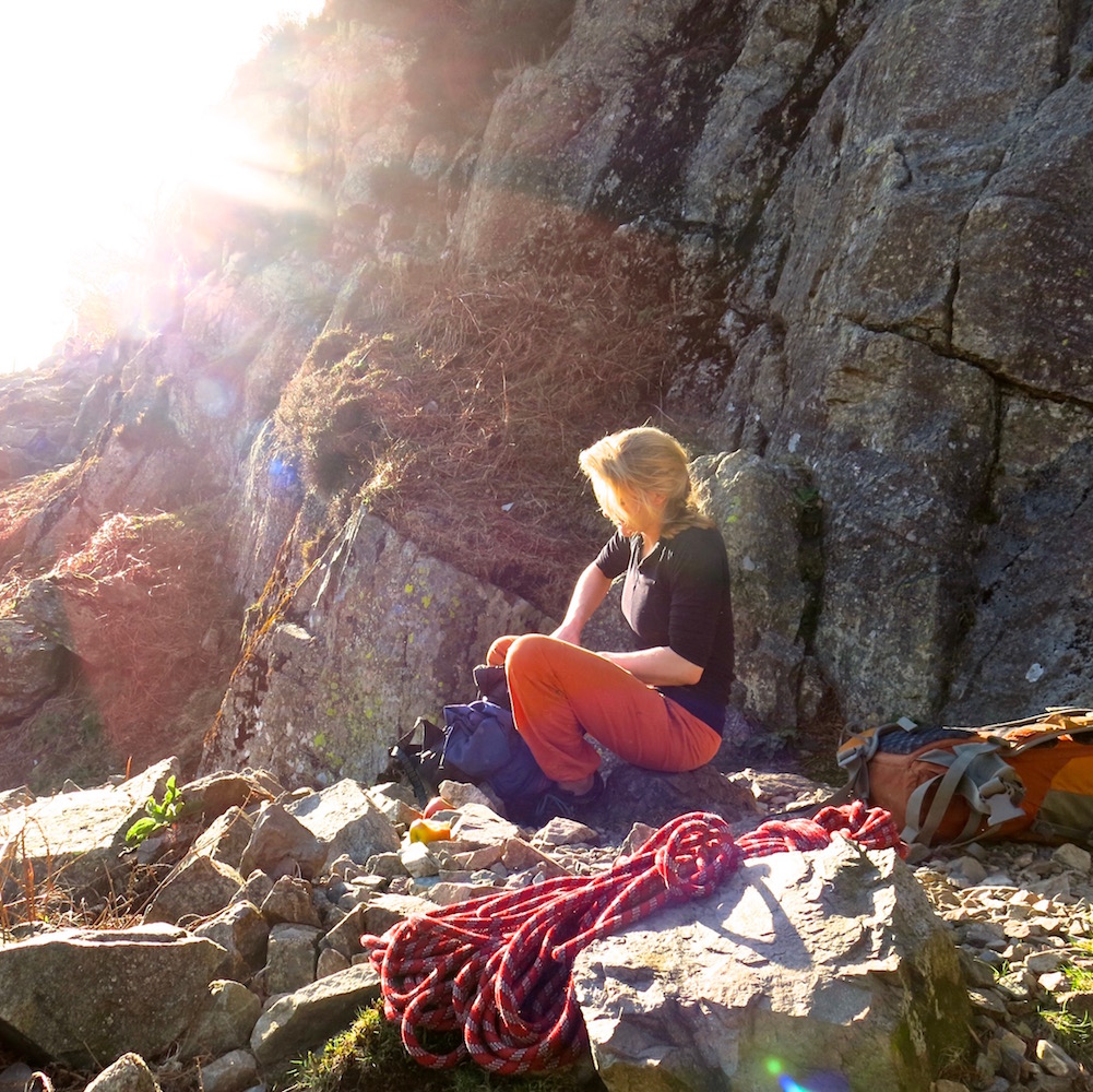 Climbing at Raven Crag, Langdale, Lake District | Outdoor Adventure Motivational Speaking | Hetty Key | Mud, Chalk & Gears