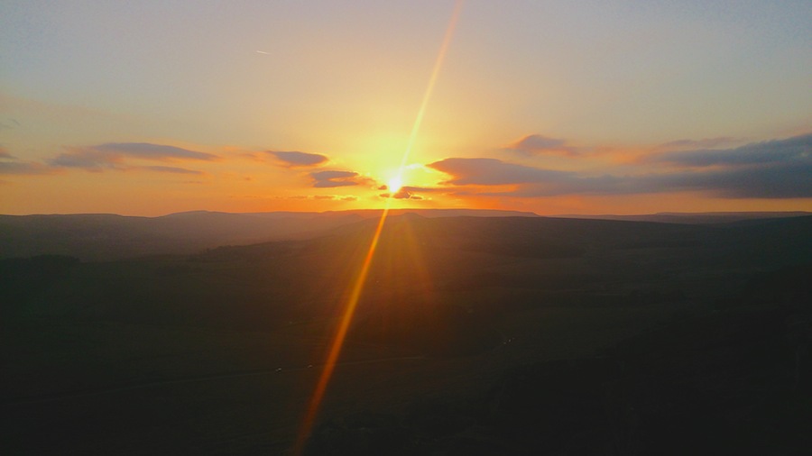 Sunset from Stanage, Peak District | Outdoor Adventure Motivational Speaking | Hetty Key | Mud, Chalk & Gears