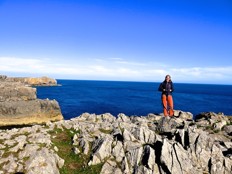 Sea cliff climbing at Pembroke | Outdoor Adventure Motivational Speaking | Hetty Key | Mud, Chalk & Gears