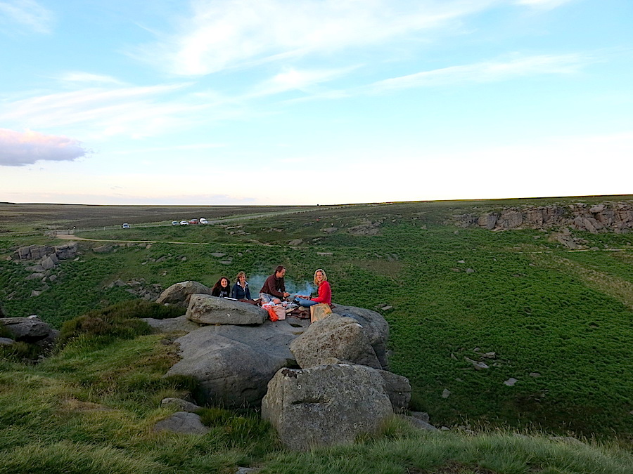 BBQ on Burbage, Peak District | Outdoor Adventure Motivational Speaking | Hetty Key | Mud, Chalk & Gears