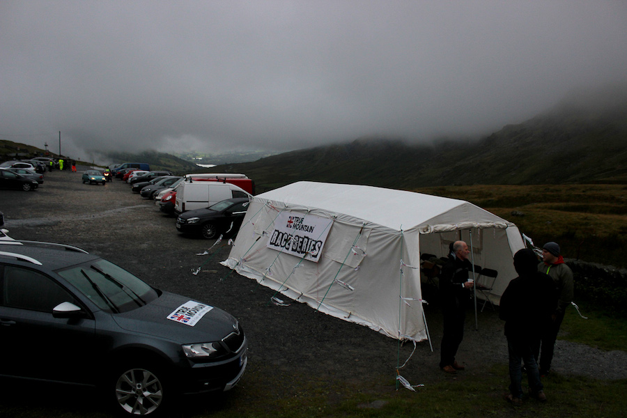 Such a welcome sight! The aid station at Kirkstone. Photo Credit ©True Mountain - https://www.truemountain.com/